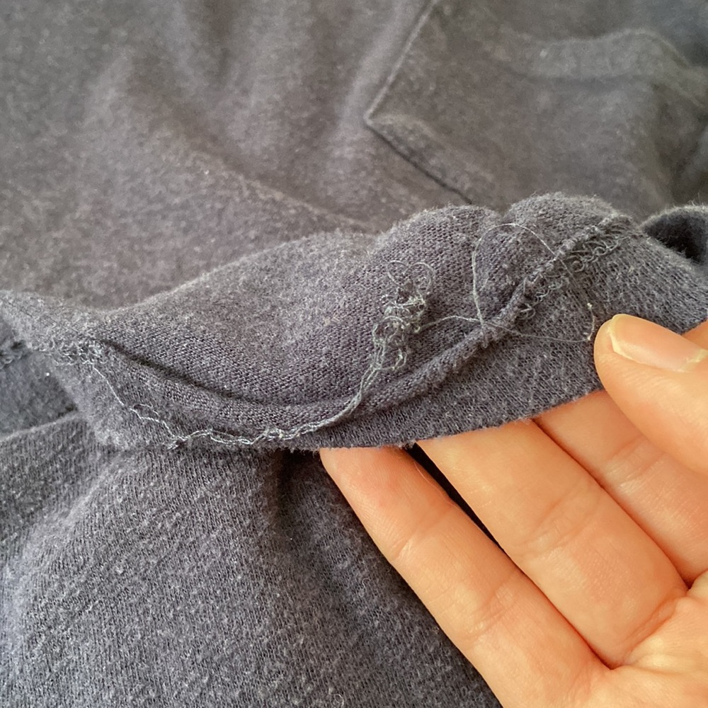 Forever 21 Blue Baseball Tee - Picture 7 of 7